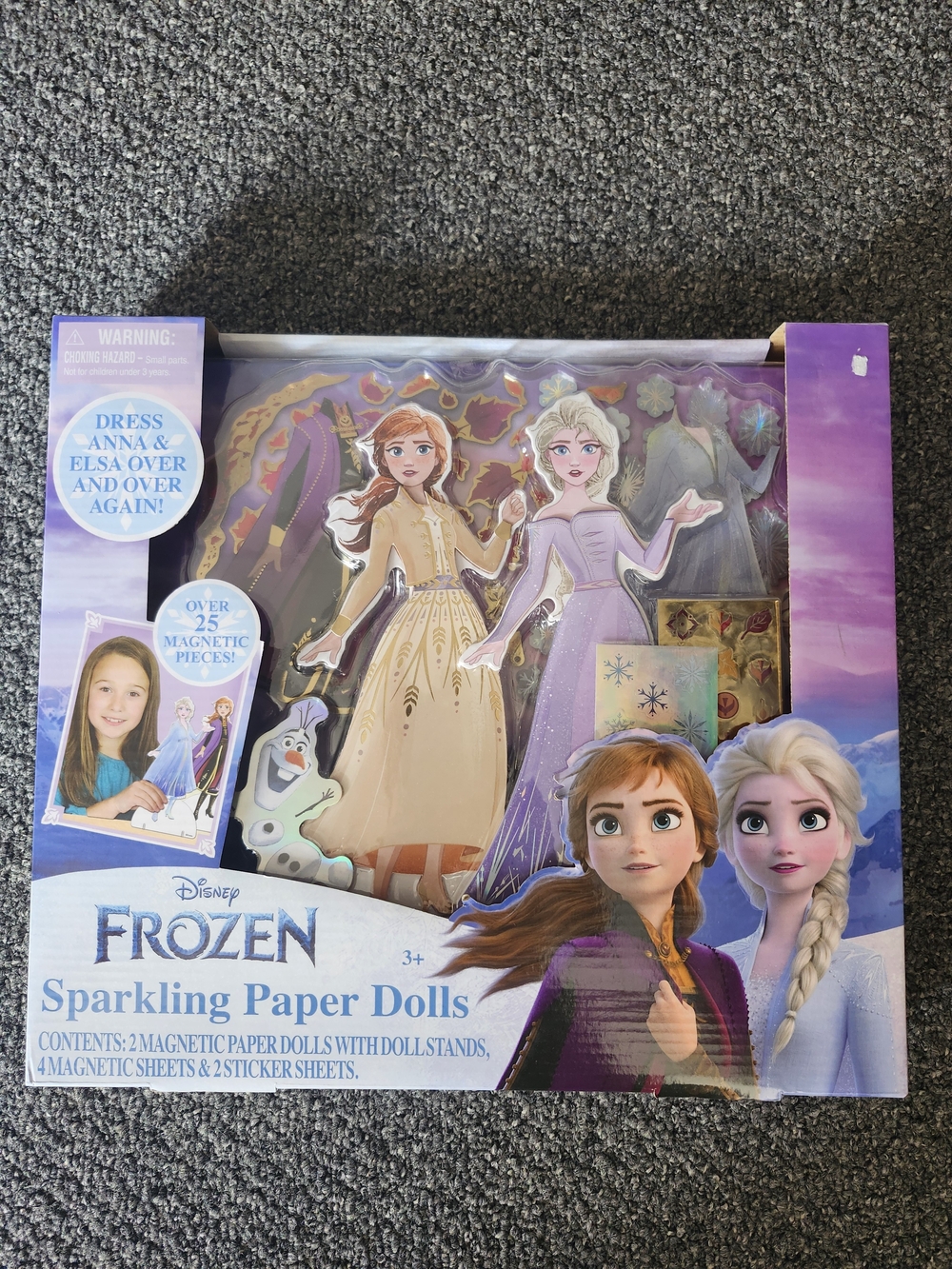 Disney Frozen Magnetic Sparkling Paper Dolls